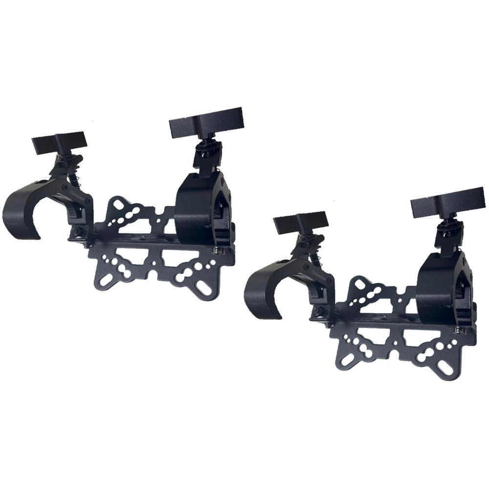 Base Con 2 Hamburguesas 2'' Negro Base Fastclamp Abatible Fstkit (2 Piezas)