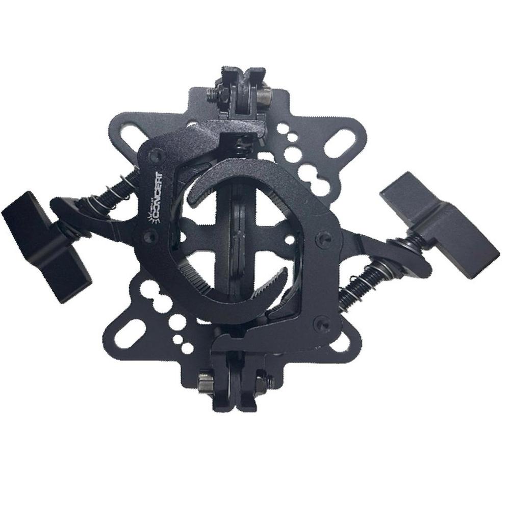 Foto 4 pulgar | Base Con 2 Hamburguesas 2'' Negro Base Fastclamp Abatible Fstkit (2 Piezas)