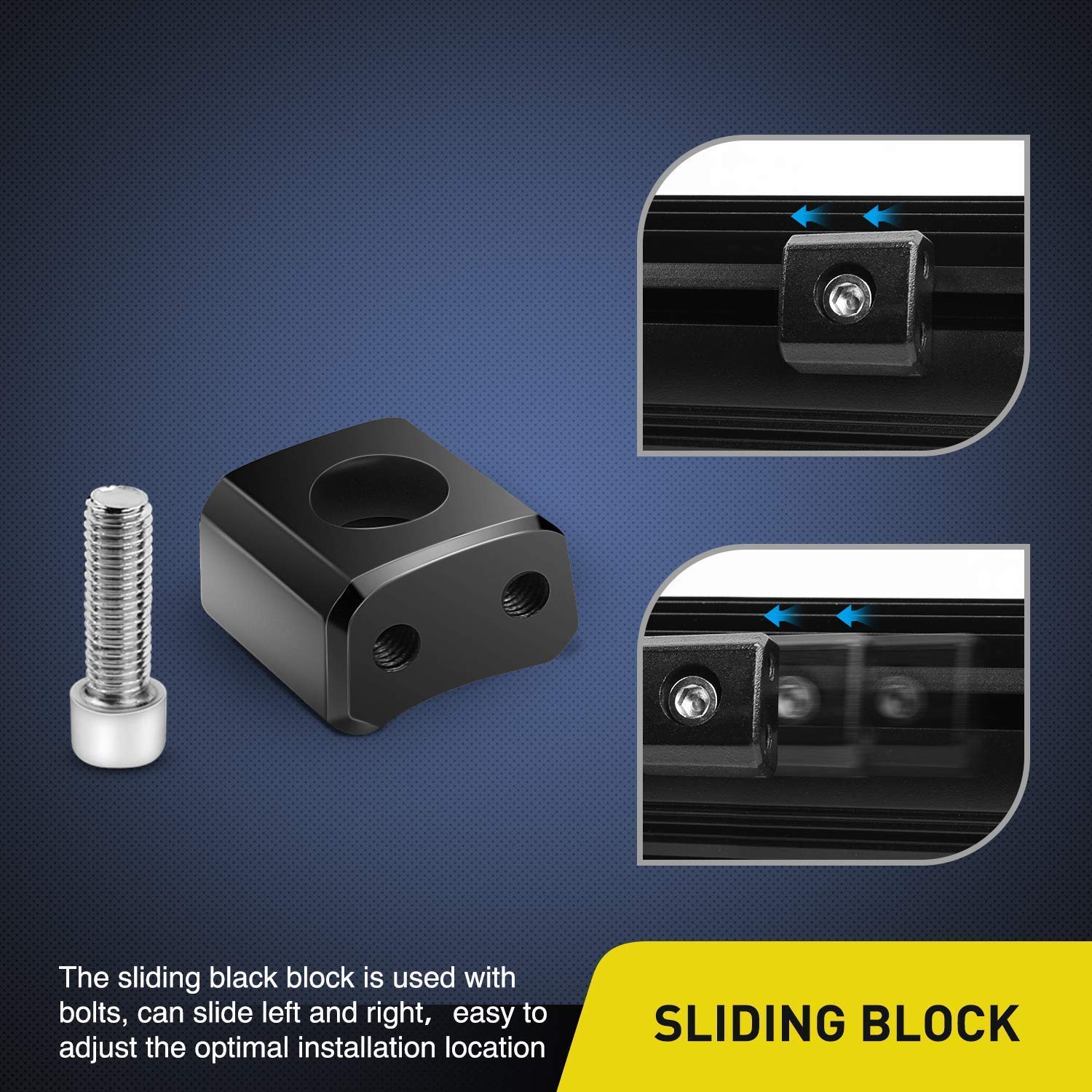 Foto 6 pulgar | Base De Montaje: Soporte Deslizante Para Barra De Luz Led Nilight - Venta Internacional.