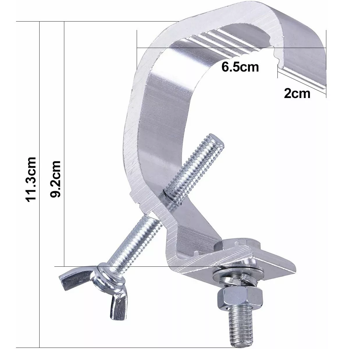 Foto 4 pulgar | Kit de Gancho Eo Safe Imports Esi-7503 para Luces de Escenario 4 Piezas Plata