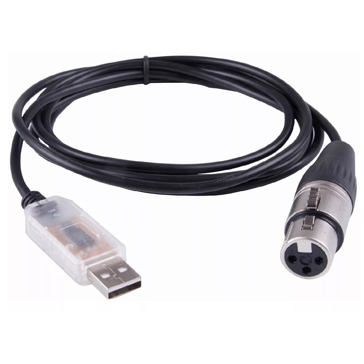 Foto 1 | Línea De Control Dmx Dj Usb A Dmx512 Eo Safe Imports Esi-12327 Negro