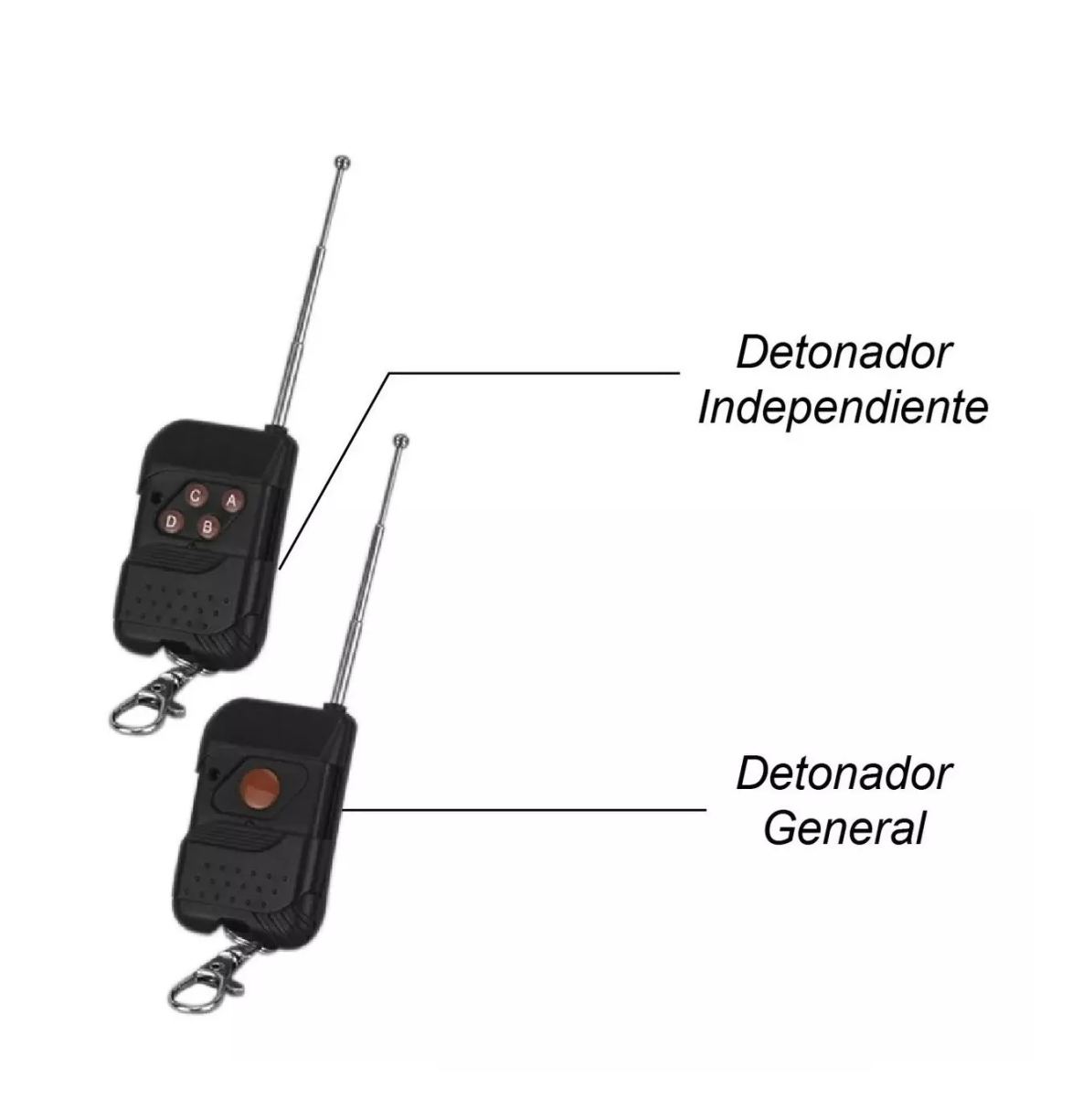 Foto 5 pulgar | Sistema de Pirotecnia Inalámbrico 4 Chisperos Negros
