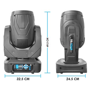 Foto 5 | Case 2 Cabezas Moviles Beam 9r Efecto Arcoiris/agua Steelpro Con 4 Pro Clamps