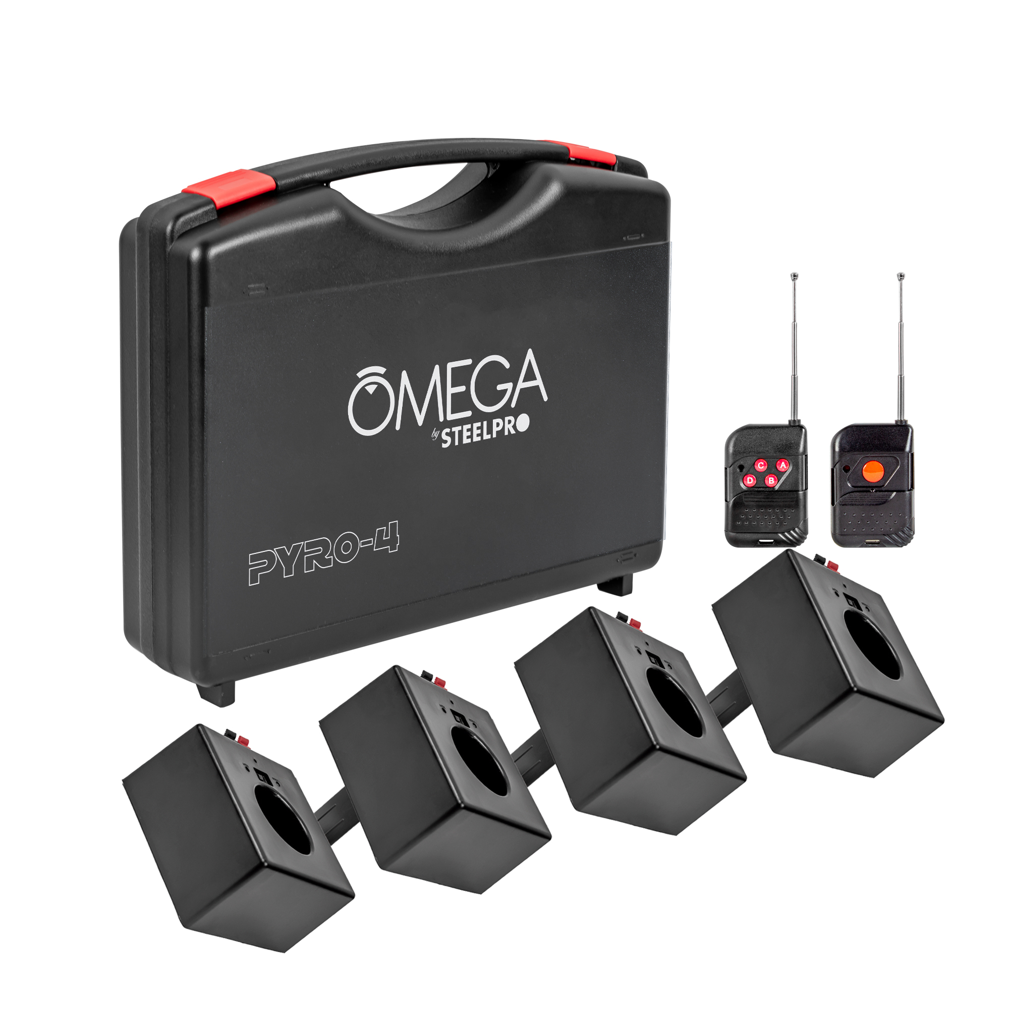 Detonadores Pirotecnia Steelpro Fría Chisperos Inalámbrico 4 Piezas