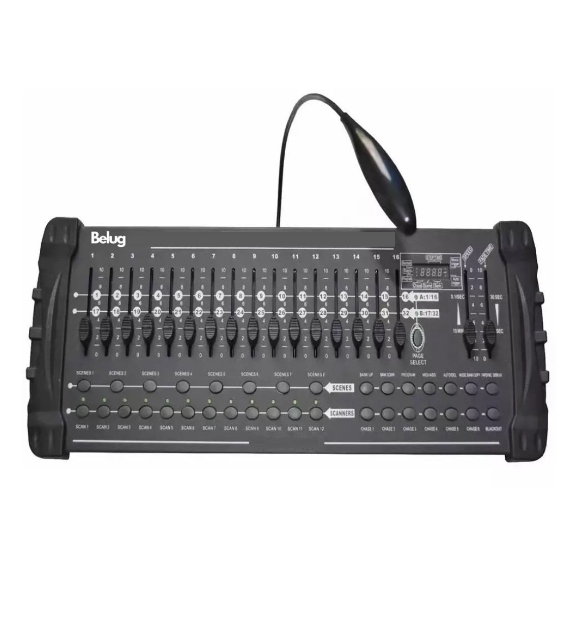Foto 2 pulgar | Controlador Canales Luces Dj Consola 512 240 Escena Belug Negro