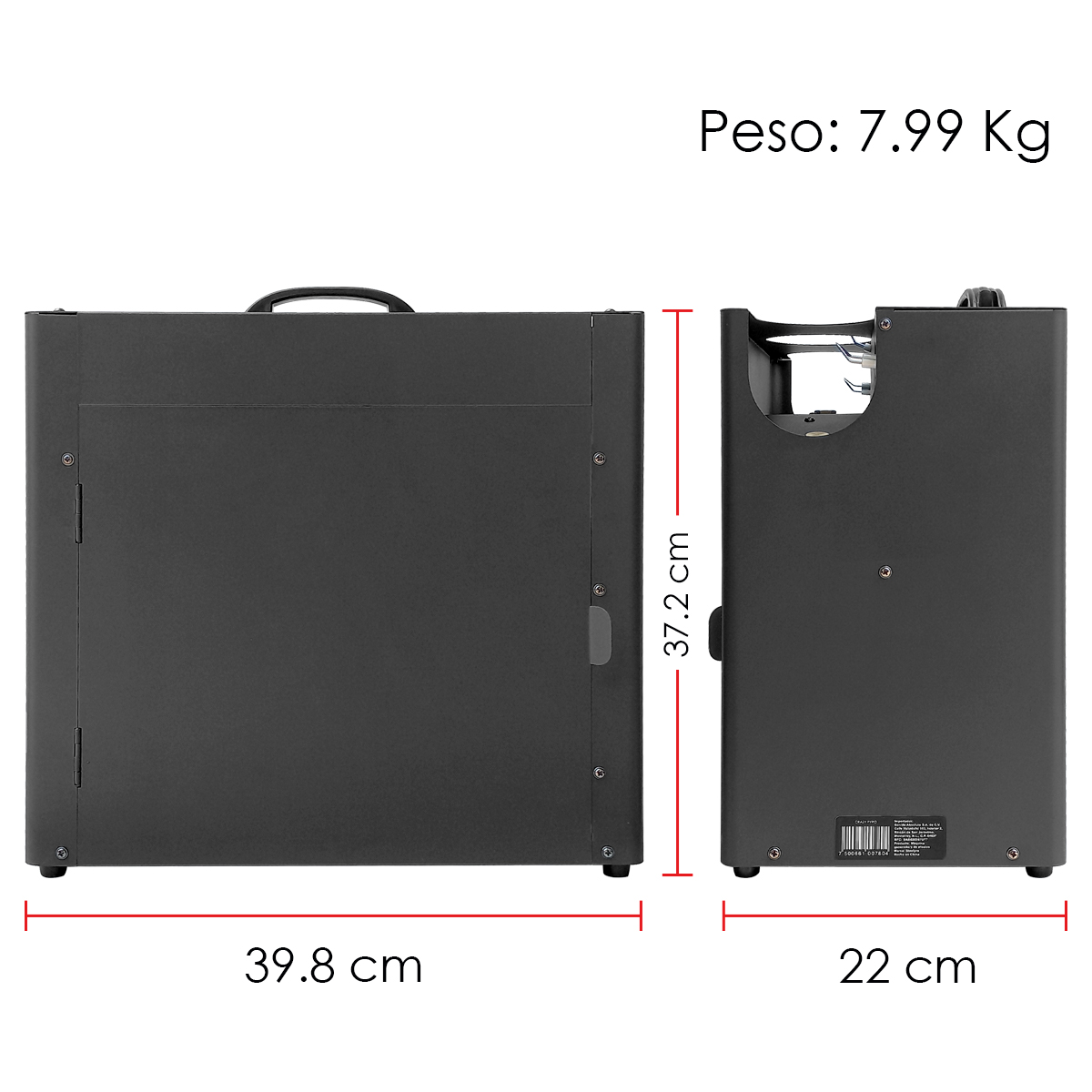 Foto 7 pulgar | Maquina De Fuego Profesional Crazy Pyro Dmx Steelpro