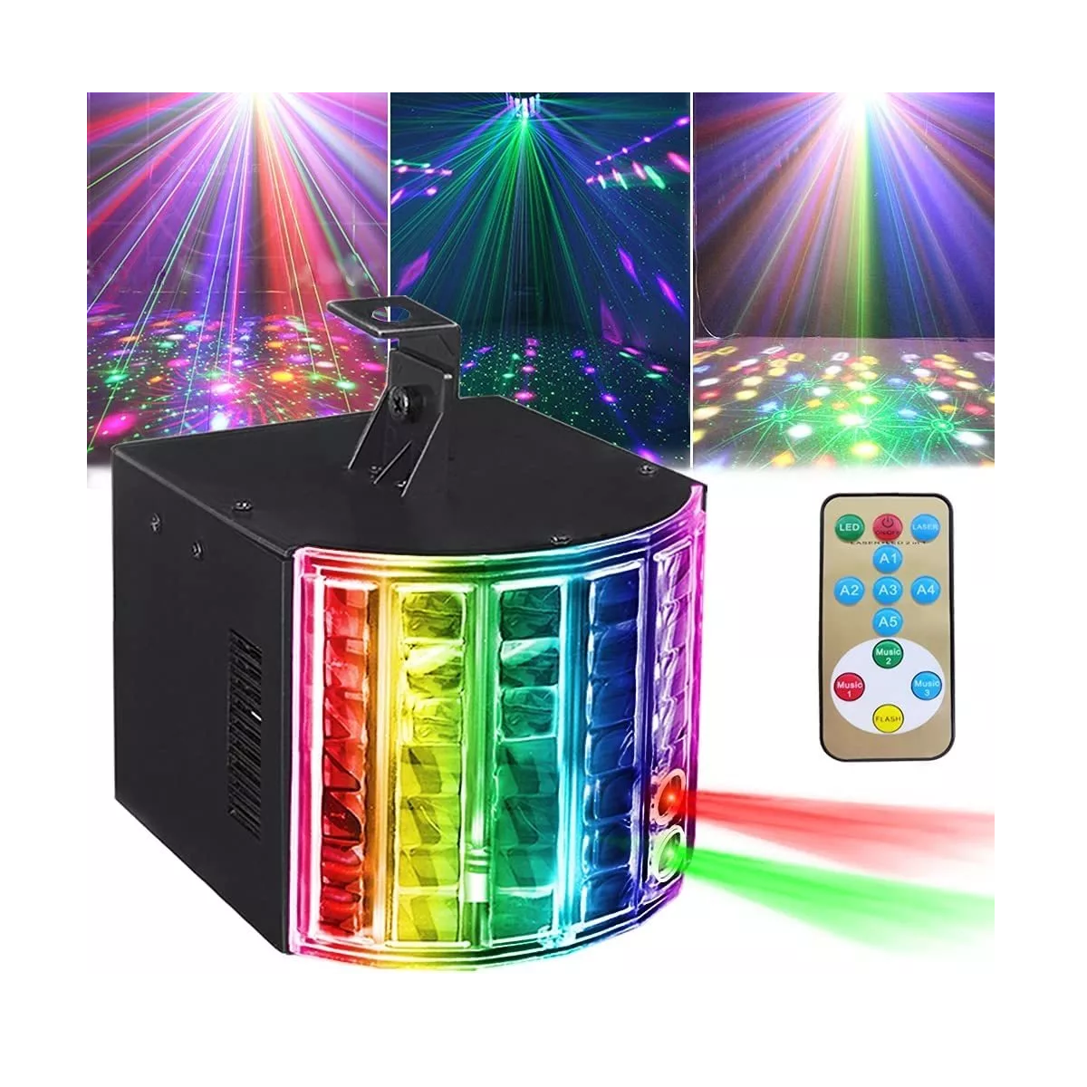 Foto 2 | Proyector Láser Luces De Fiesta Eo Safe Imports Esi-12607 Negro