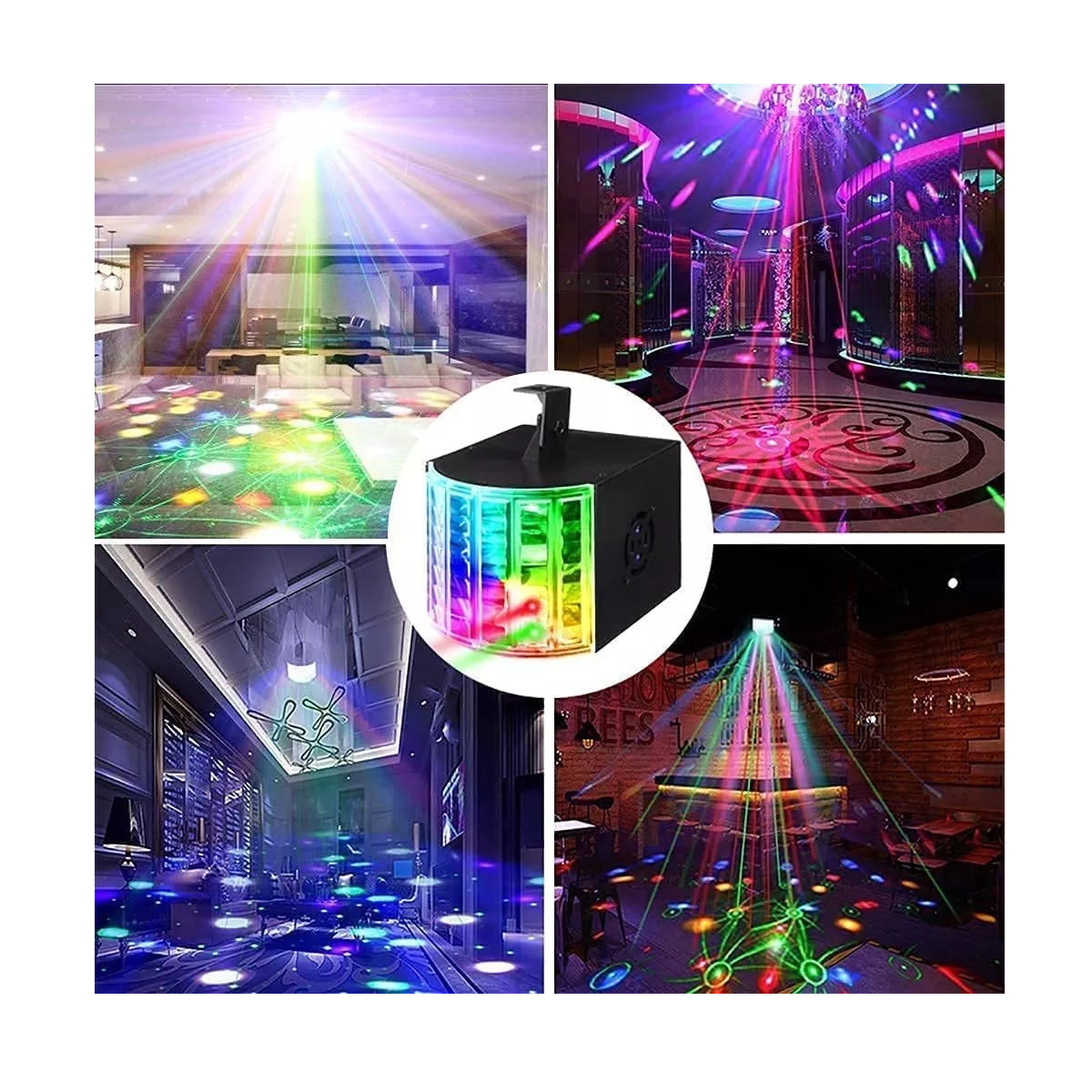 Foto 4 pulgar | Proyector Láser Luces De Fiesta Eo Safe Imports Esi-12607 Negro