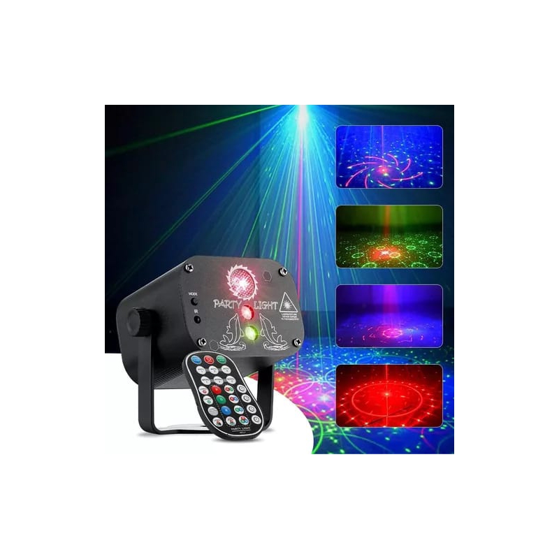 Foto 3 pulgar | Proyector De Discoteca Láser Rgb Con Luz De Disco Led Para Fiesta Con 60 Patrones - Venta Internacional.