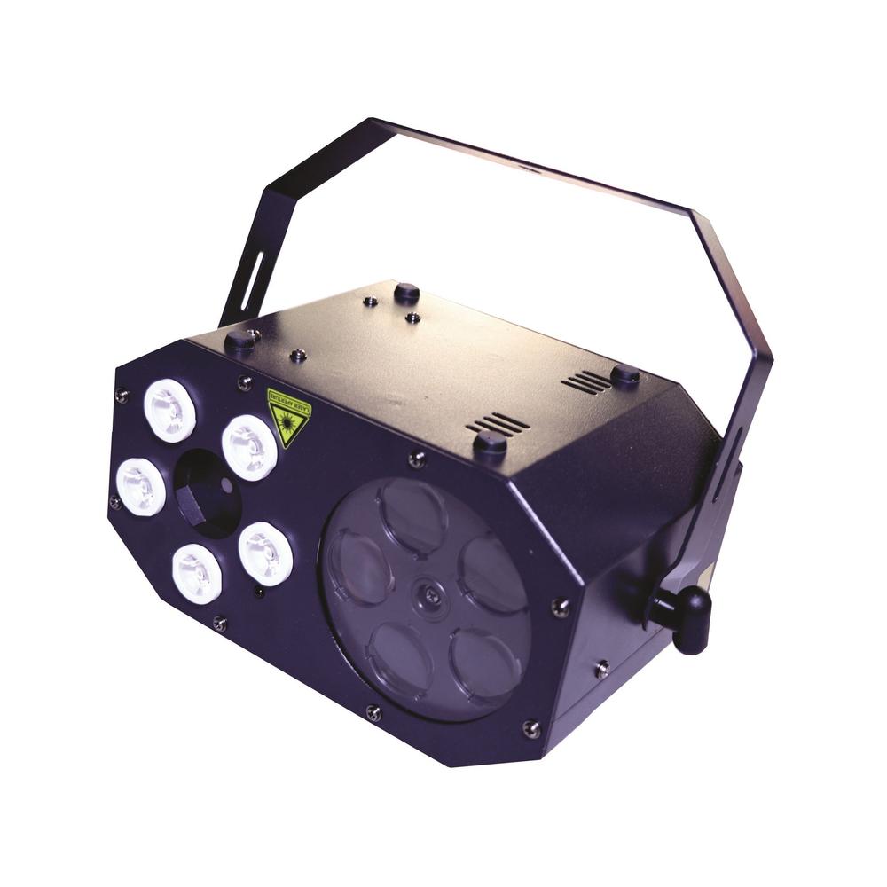 Luz Disco Moonshine Laser Multipuntos Rg + Moon + Wash