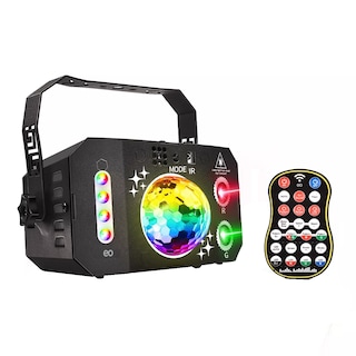 Foto 1 | Proyector Laser Dj Luz Fiesta Escenario Rgbw Estroboscopicas Eo Safe Imports Esi-10404-1 Negro
