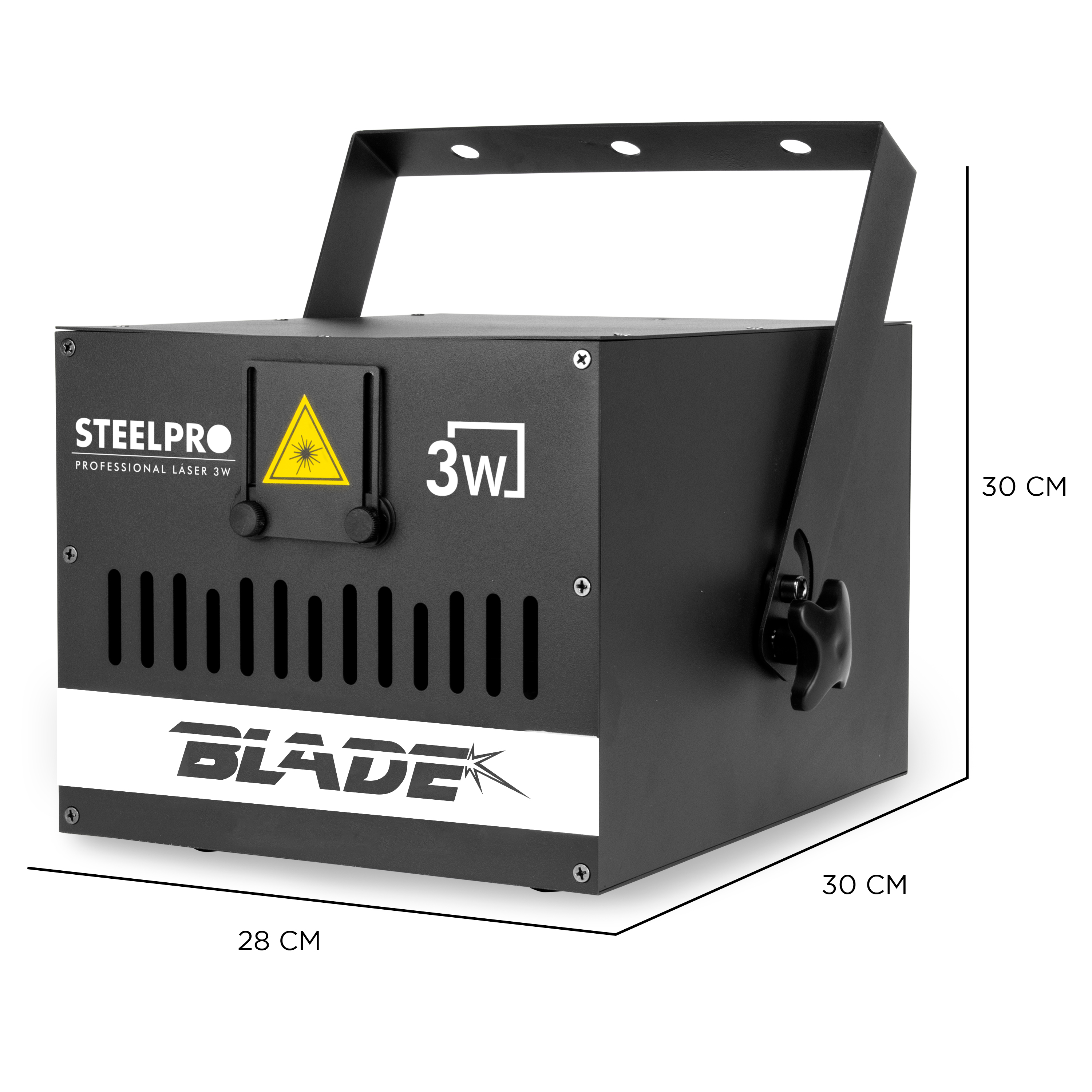 Foto 3 pulgar | Laser Profesional Rgb Dmx-512 Luces Dj 3w - Blade Steelpro