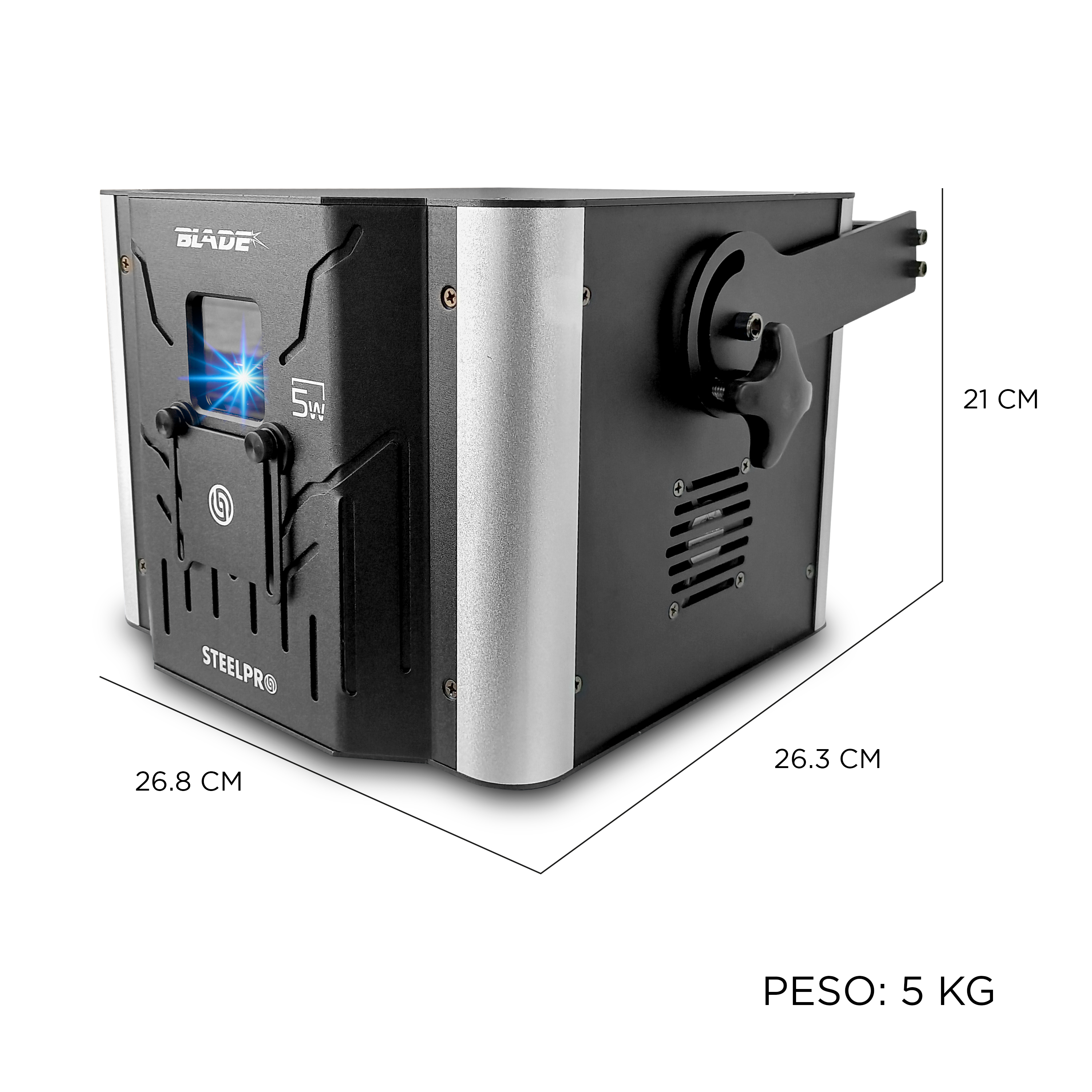 Foto 4 | Laser Profesional Rgb Dmx-512 Luces Dj 5w - Blade Steelpro