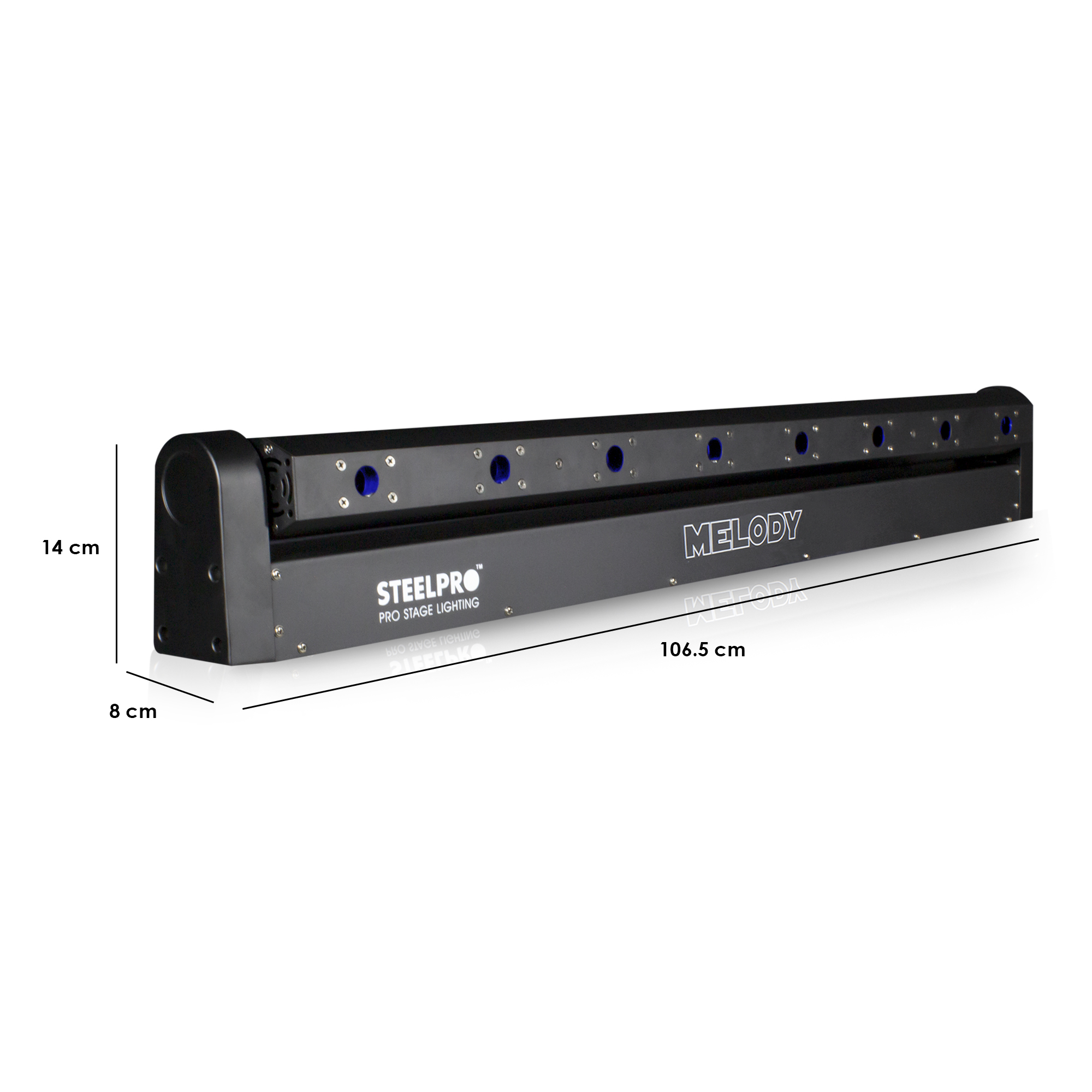 Foto 4 pulgar | Barra Laser Azul 8 X 500mw Luces Dj - Melody By Steelpro