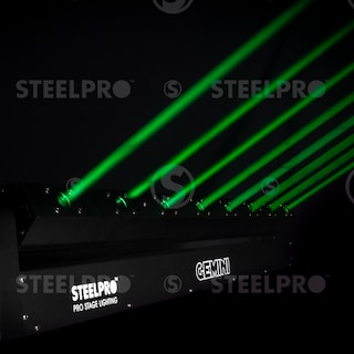 Foto 2 | Barra Laser Luces Dj Verde 8 X 100mw Gemini By Steelpro