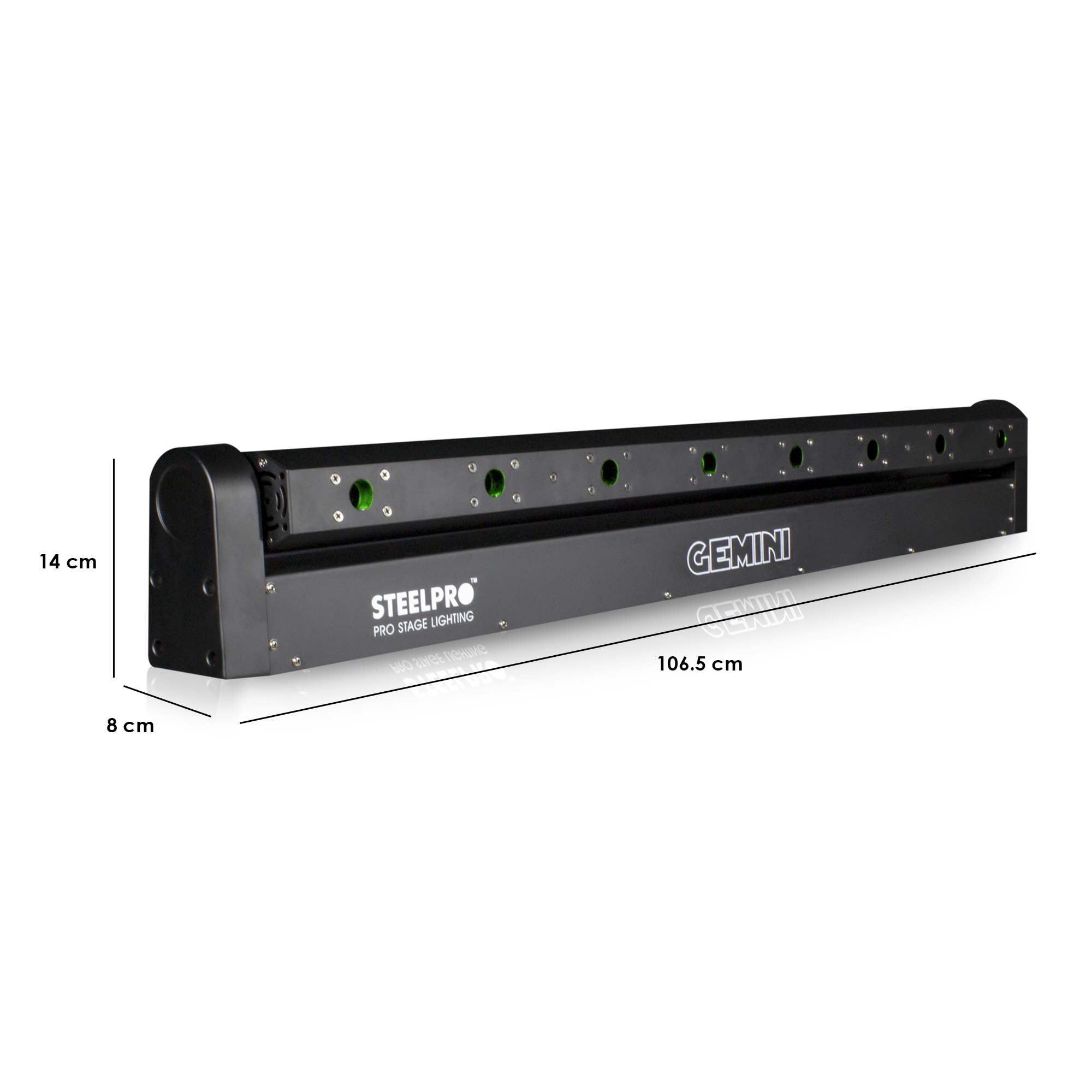 Foto 5 | Barra Laser Luces Dj Verde 8 X 100mw Gemini By Steelpro
