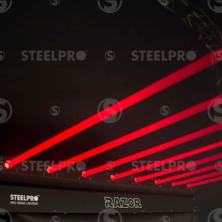 Foto 2 | Barra Motorizada 8 Laser Rojo Profesional Steelpro Razor