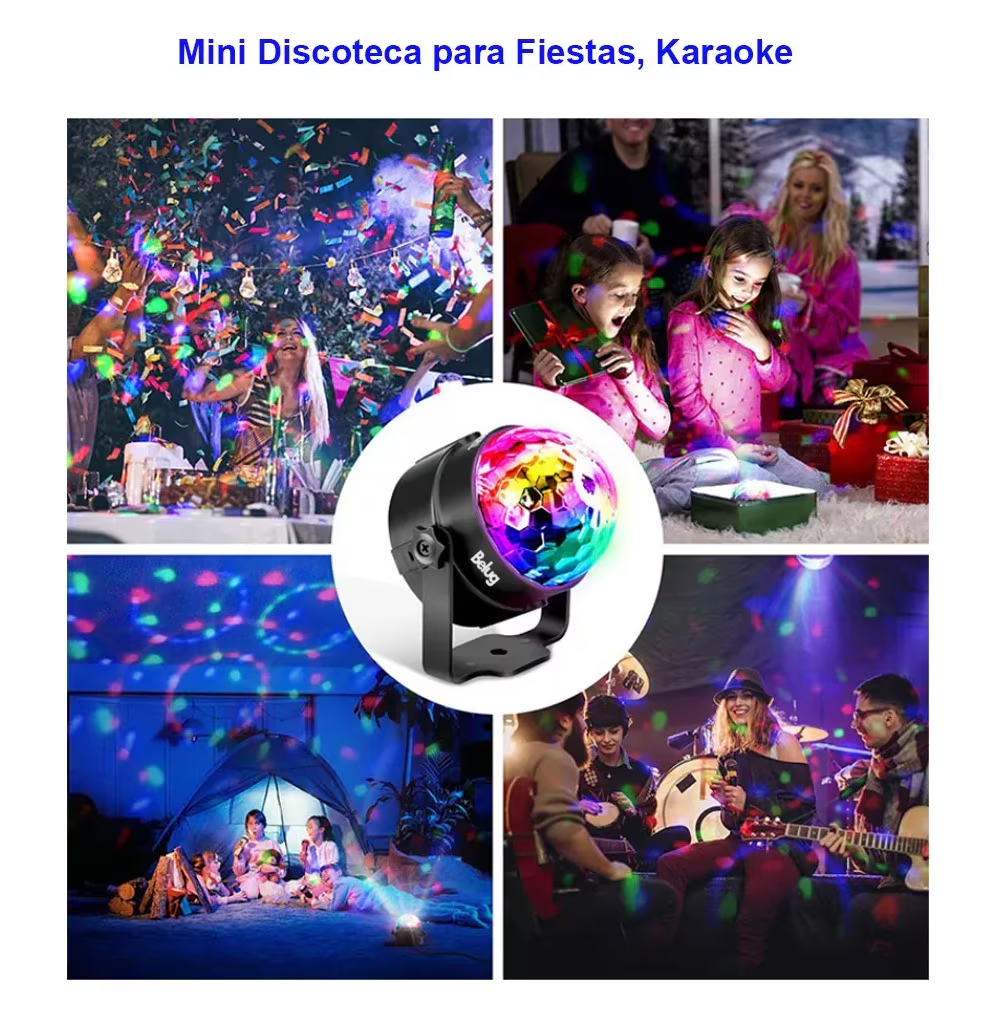 Foto 6 pulgar | Proyector Laserbelug  Luces Party Dj Escenario Fiesta Telecontrol
