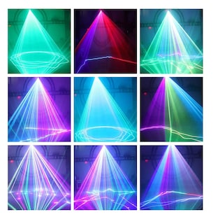 Foto 3 | Proyector Rayo Láser Rgb Dmx Potente 500mw Par Luces Para Dj, Negro