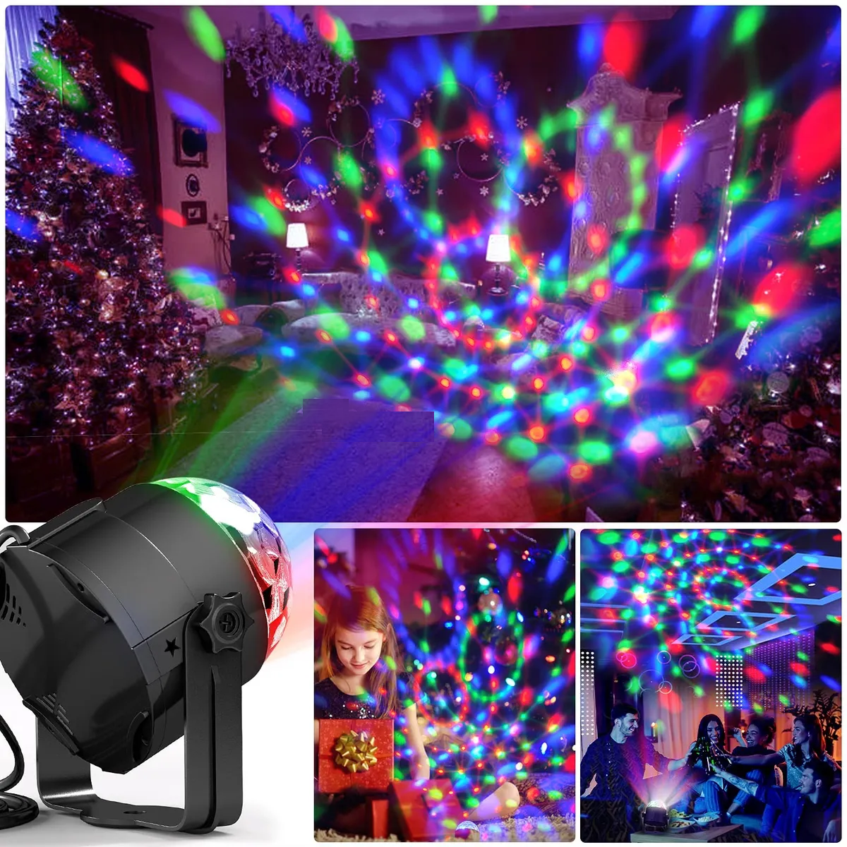 Foto 4 | Proyector Láser Fiesta Dj Fiesta Escenario Iluminación 2pzs Eo Safe Imports Esi-19314 Negro