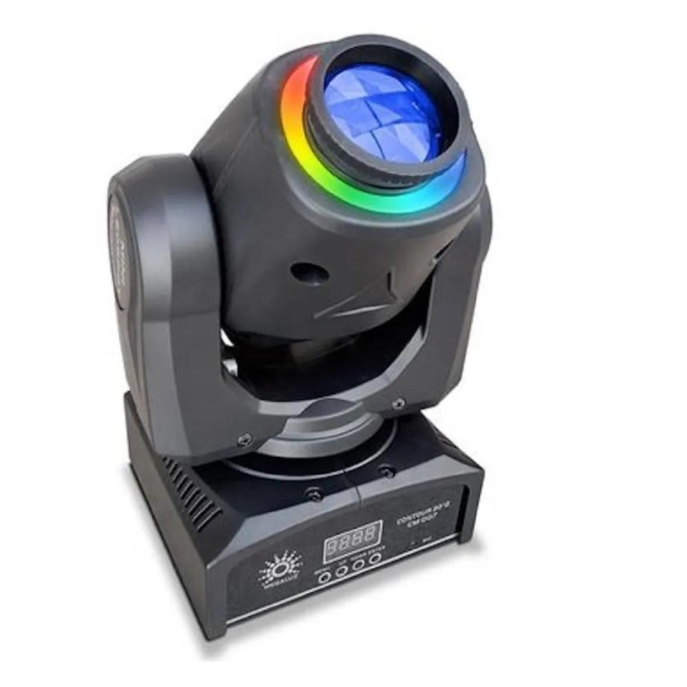 Foto 2 | 4 Cabezas Móviles Minispot Led30w Contour con Case color Negro