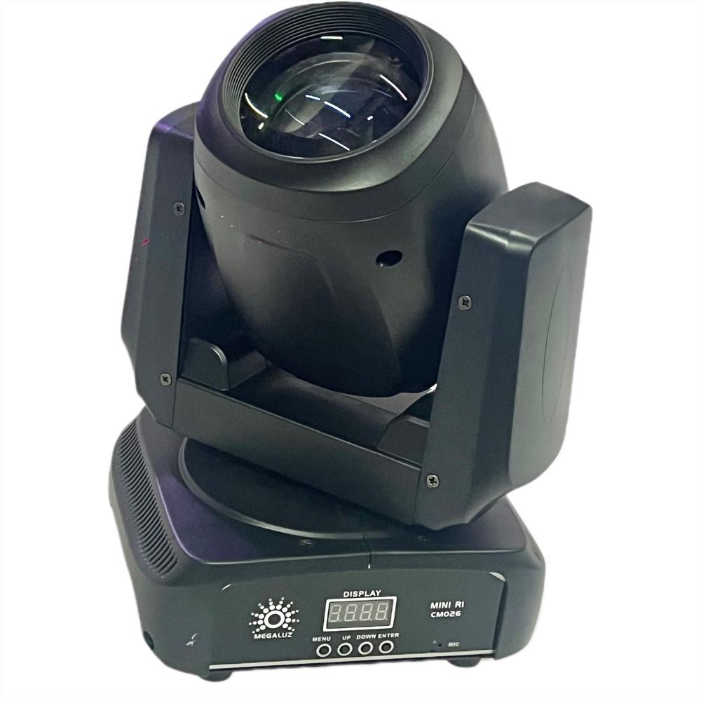 Cabeza Robótica Mini R1 Beam LED Megaluz CHMINI R1 color Negro 90W