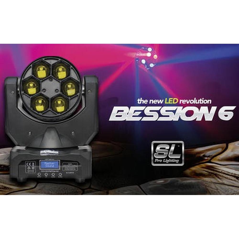 Foto 3 pulgar | Cabeza Beam Beesion 6 Leds Efecto Vortex Bession 615