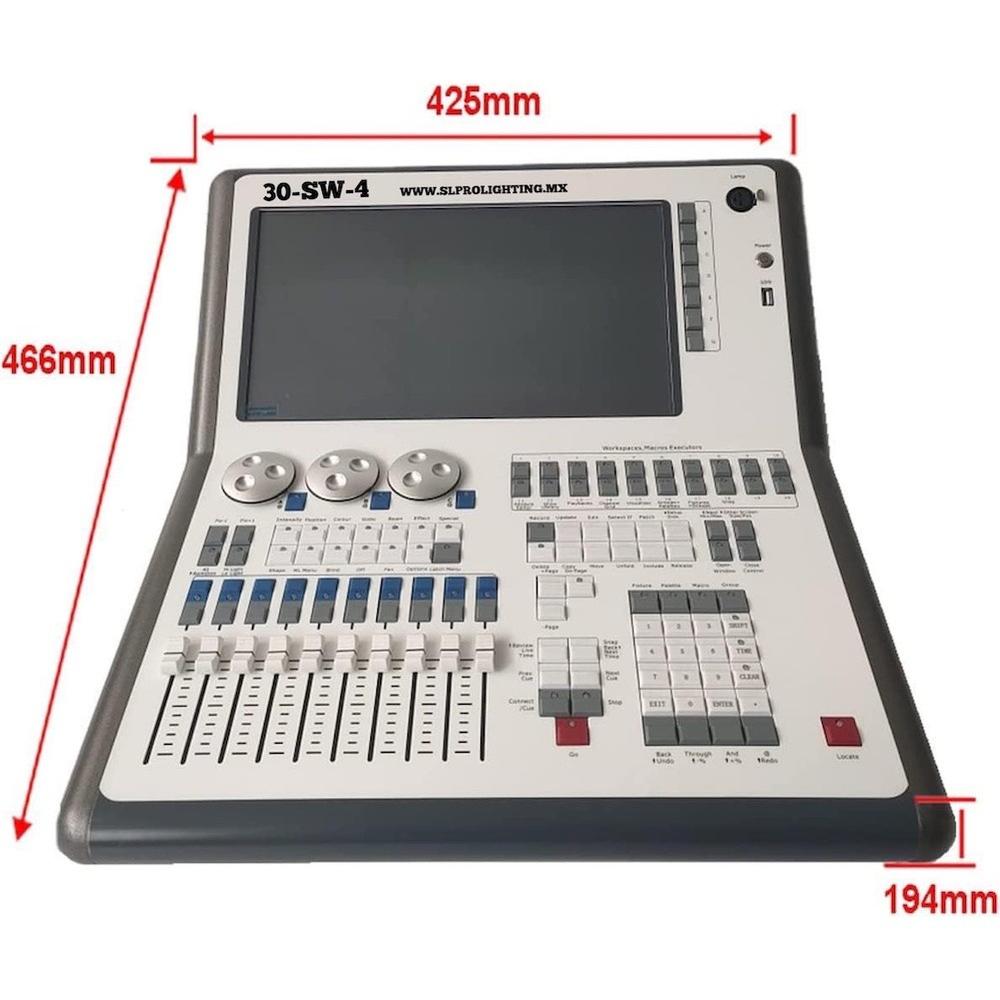 Foto 2 pulgar | Consola De Iluminacion Digital Dmx Monitor Touch Quartz 30-sw-4