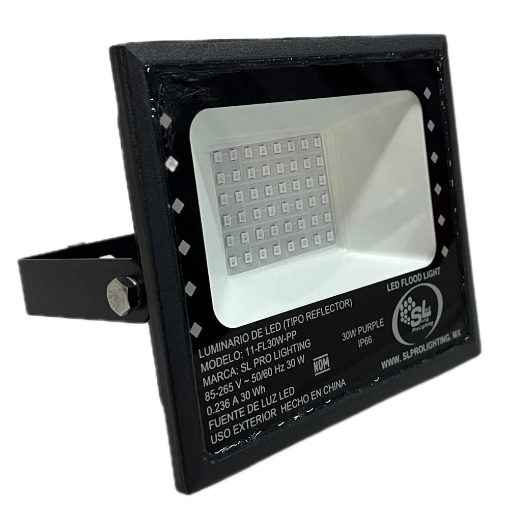 Reflector Flood Flat Smd 30W UV Luz Negra Ip66 SL PROLIGHT