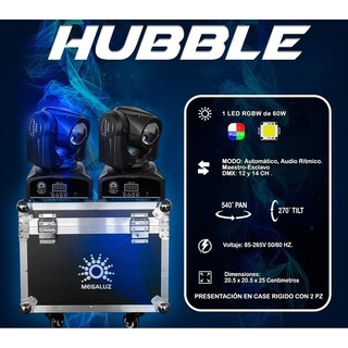 Foto 7 | Luces Led Megaluz 60 w 2 Piezas