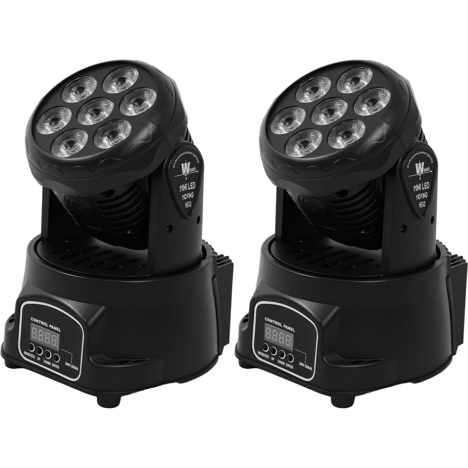 Foto 1 | Cabeza Móvil Robótica 7 Leds Audiotek 2 Piezas