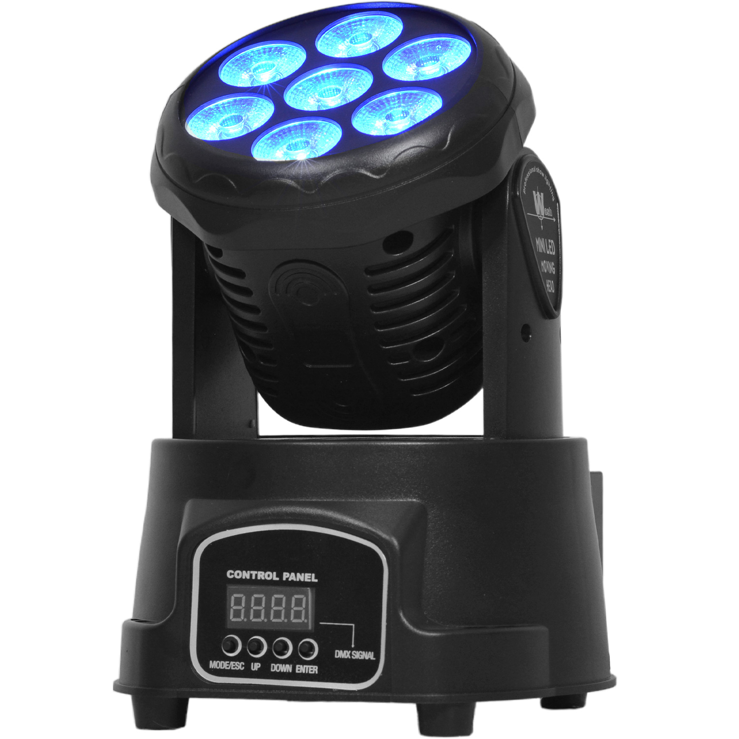 Foto 4 | Cabeza Móvil Robótica 7 Leds Audiotek 2 Piezas