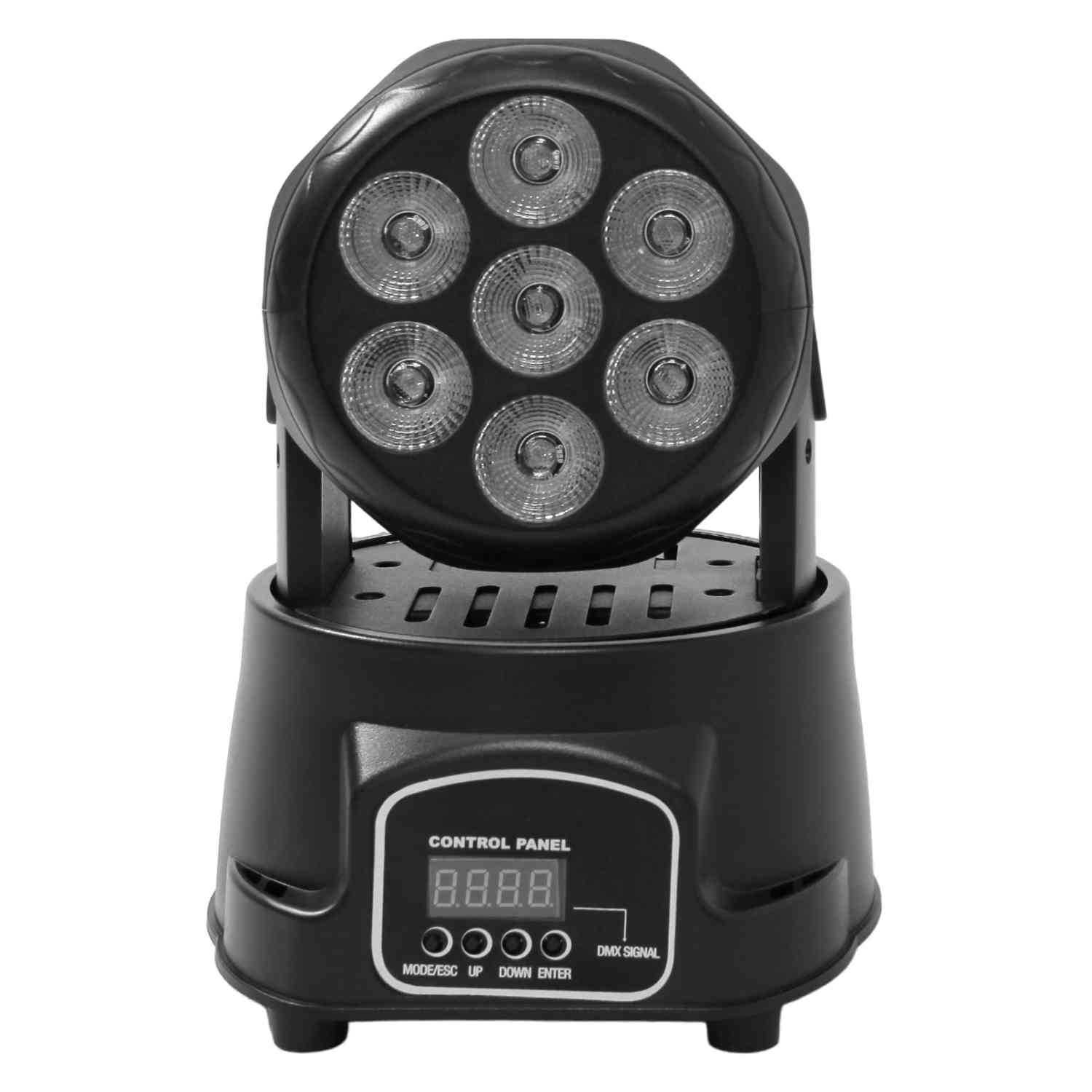 Foto 8 pulgar | Luces Cabeza Movil Wash Robotica 7 Luces Led Rgbw Dj Disco