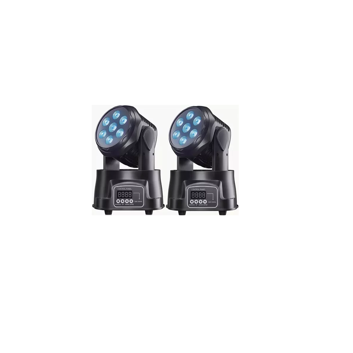 Set Cañón de Luz Led Láser de 150 W 2 Unidades Eo Safe Imports Esi-12932 Negro