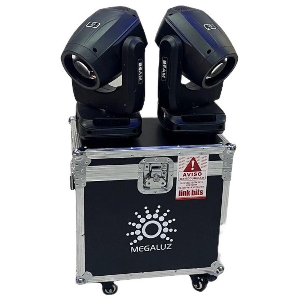 Foto 3 pulgar | Case 2 Cabezas Robóticas Beam Led Mega Luz 150 w Luxin 150