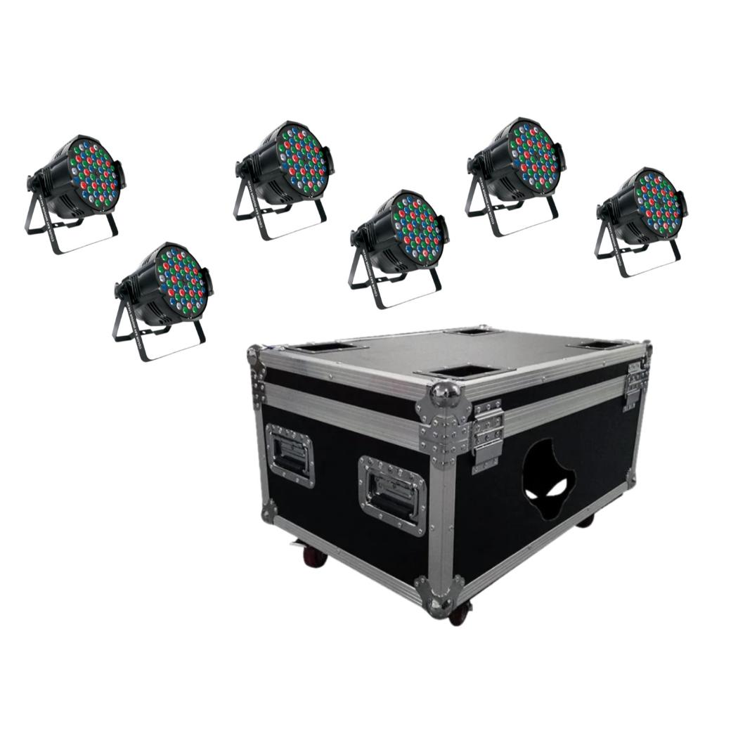 Luces Par Alien Pro 55-KIT-CR I Par/54X3 W/IP20/Case con 6 Piezas