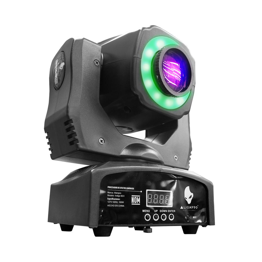 Foto 1 | Set Cabeza Móvil Led Índigo 60 Ii 100w Alienpro de 7 Colores