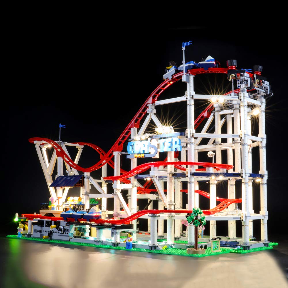 Foto 2 | Kit De Iluminación Briksmax Para Lego Roller Coaster 10261 Con Led - Venta Internacional.