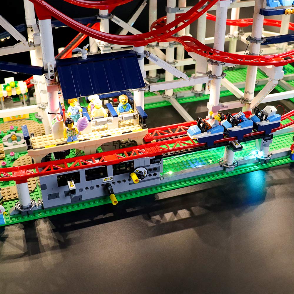 Foto 4 | Kit De Iluminación Briksmax Para Lego Roller Coaster 10261 Con Led - Venta Internacional.