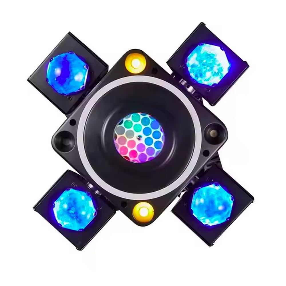 Foto 3 pulgar | Luz Disco LED con 4 Brazos y Efecto Diamante en Negro