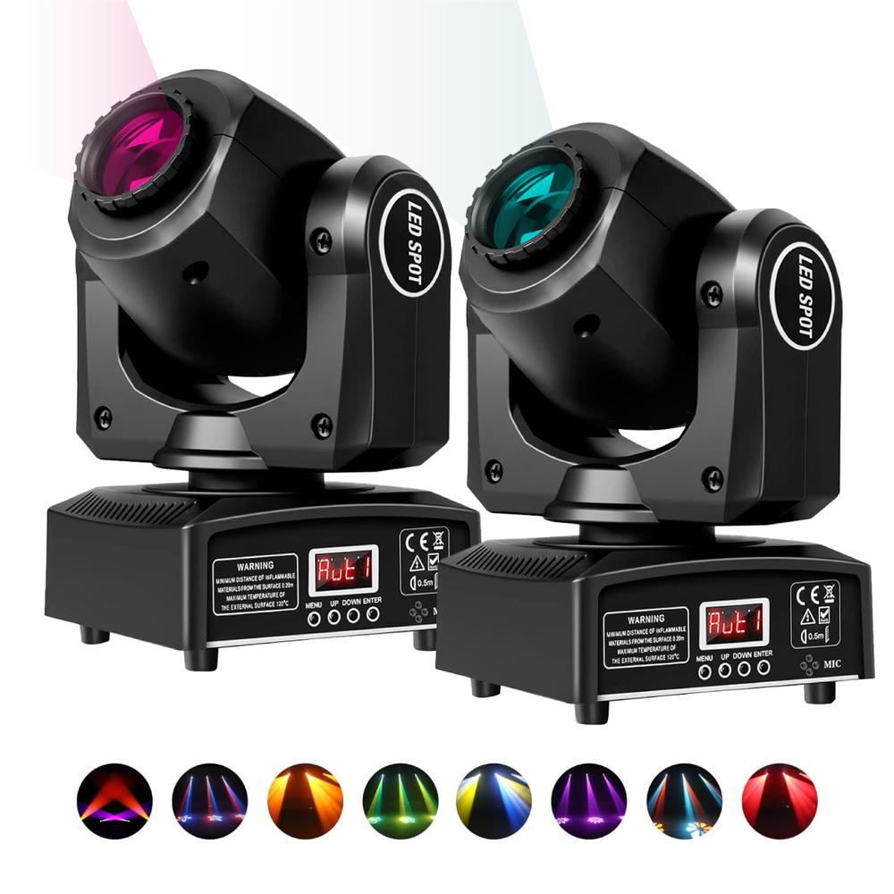 Foto 1 | Set X2 Luces Dj Cabezal Movil 60w Led +mochila Transportadora
