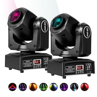 Foto 1 | Set X2 Luces Dj Cabezal Movil 60w Led +mochila Transportadora