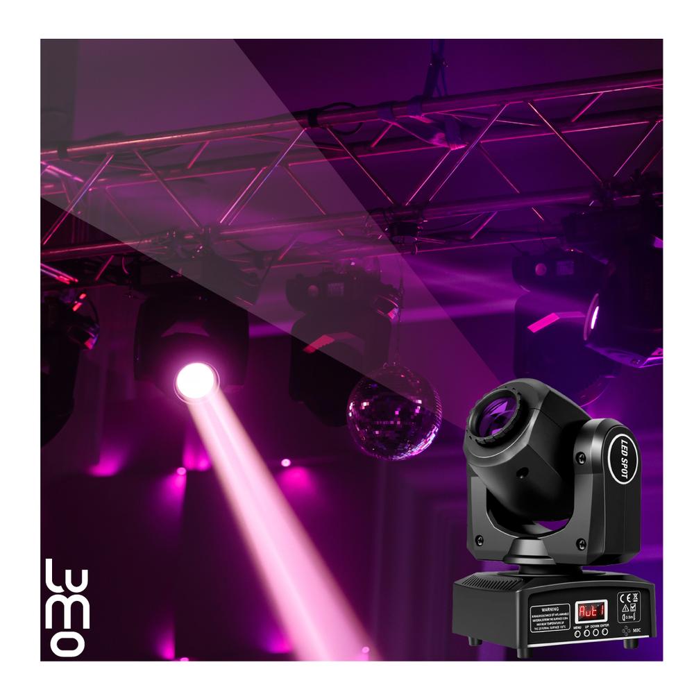Foto 6 pulgar | Set X2 Luces Dj Cabezal Movil 60w Led +mochila Transportadora