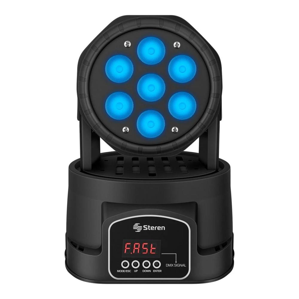 Foto 2 pulgar | Mini Cabeza Móvil Led Rgbw Dmx