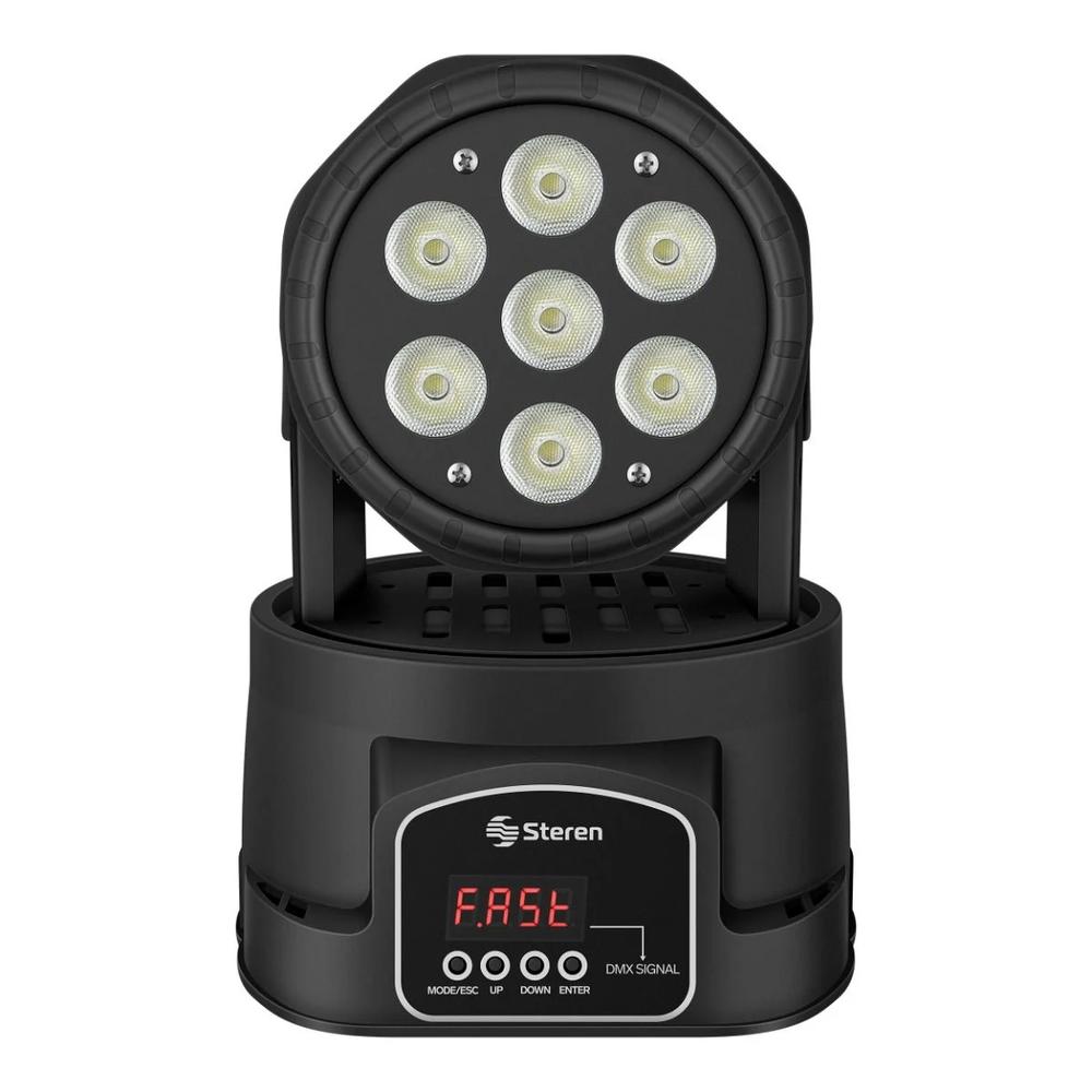 Foto 4 pulgar | Mini Cabeza Móvil Led Rgbw Dmx