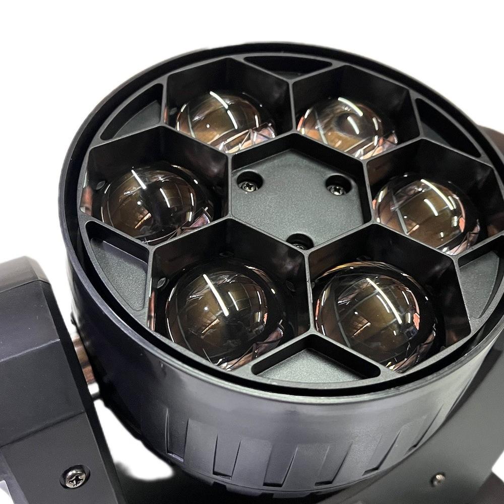 Foto 4 pulgar | Combo 4 Cabezas Beam Beesion 6 Leds Efecto Vortex Bession 615