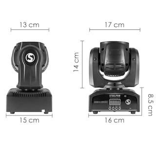 Foto 3 | Steelpro Beam60h Bag Con 2 Cabezas Móvil Led Beam 1x60watts, Rgbw