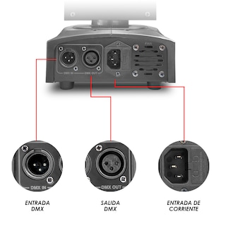 Foto 4 | Par De Beam Móviles Rgbw/ Estrobo+laser Con Maleta Steelpro