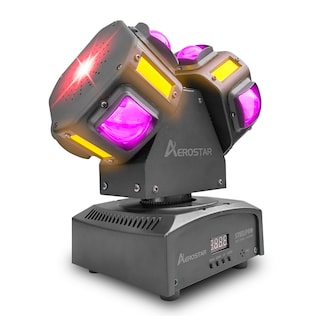Foto 5 | Par De Beam Móviles Rgbw/ Estrobo+laser Con Maleta Steelpro