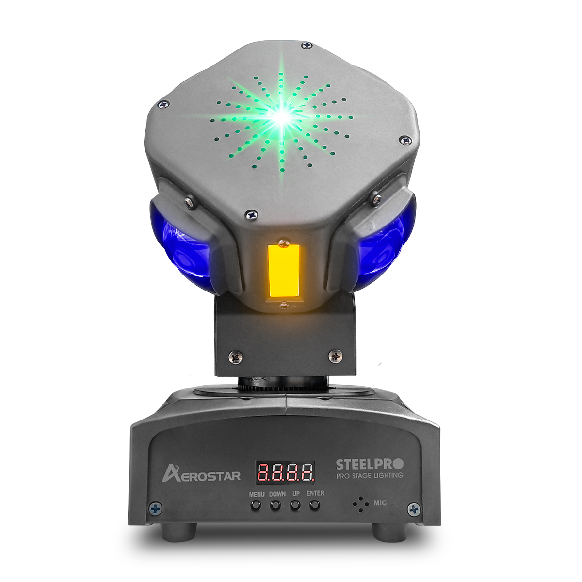 Foto 4 | Beam Móviles Rgbw/ Estrobo+laser Con Maleta Steelpro
